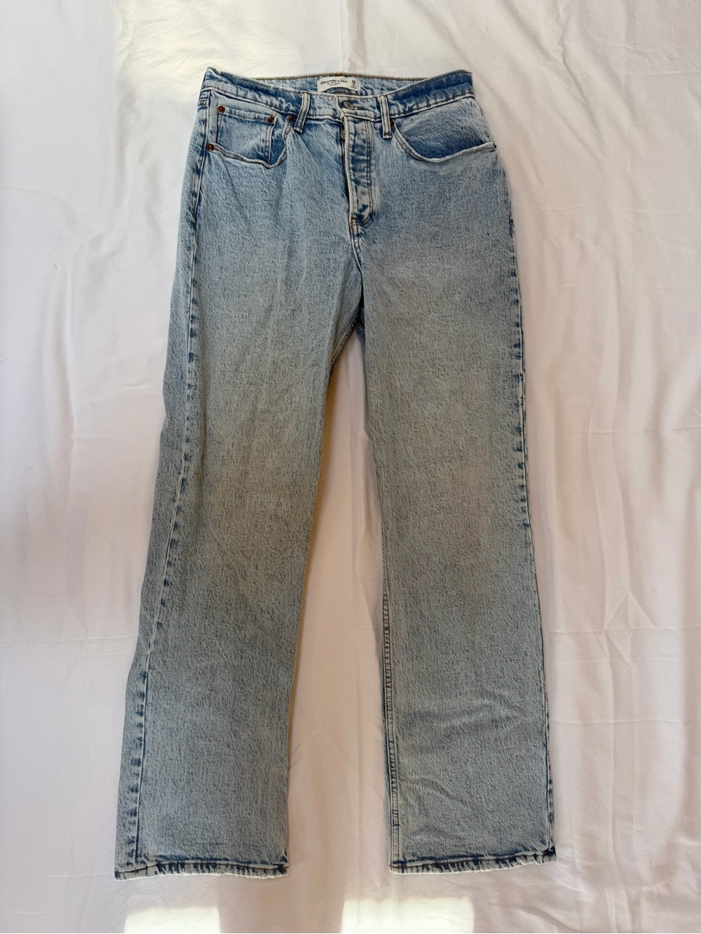Abercrombie & Fitch The 90s Baggy Low Rise Jean in Curve Love